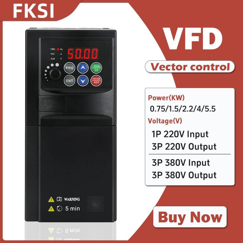 FKSI VFD  ļ ȯ,  ļ ̺, 1P-3P 220V, 3P-3P, 380V, 0.75KW, 1.5KW, 2.2KW, 4KW